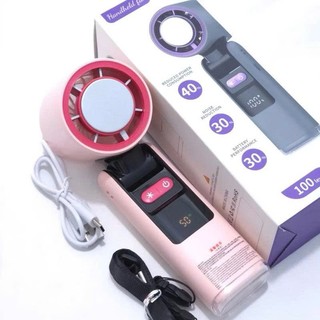 Quạt cầm tay sò lạnh NUTANA chính hãng bảo hành 12 tháng pin 1200mah, quạt mini cầm tay sò lạnh có thể gấp gọn