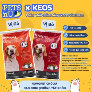 - [XÁ] Thức ăn hỗn hợp cho Chó trưởng thành Novopet - KEOS