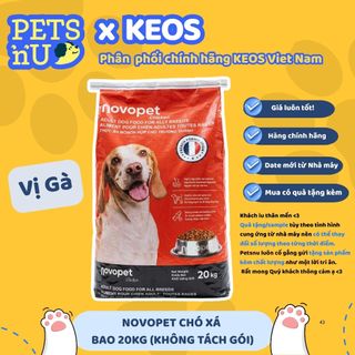 [PP CHÍNH HÃNG][GIÁ TỐT][TẶNG QUÀ] -  [XÁ] Thức ăn hỗn hợp cho Chó trưởng thành Novopet - KEOS