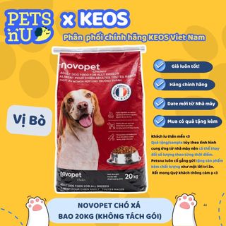[PP CHÍNH HÃNG][GIÁ TỐT][TẶNG QUÀ] -  [XÁ] Thức ăn hỗn hợp cho Chó trưởng thành Novopet - KEOS