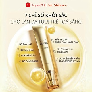 Kem Dưỡng Mắt AHC Vàng Age Defense Real Eye Cream Kem Mắt Vàng AHC 40ml Chống Nhăn Và Giảm Thâm Mắt - Skinora Beauty