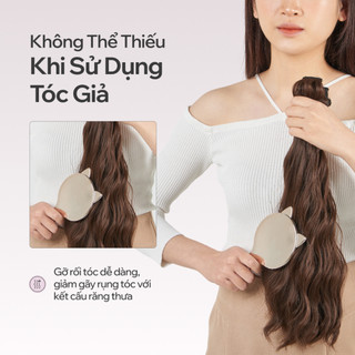 Lược Răng Thưa CAPELLI Gỡ Rối Và Tạo Kiểu Tóc Bán Nguyệt