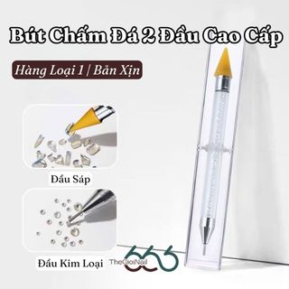 Bút Chấm Đá 2 Đầu Cao Cấp – Đầu Sáp Gắp Đá & Đầu Kim Chấm Hoa, Gỡ Đá Nail Chuyên Dụng THEGIOINAIL666