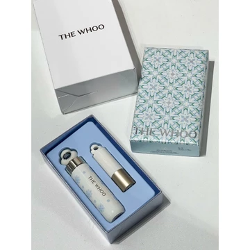 Set Son The Whoo Hộp Xanh Bảng Tuyết (Son Dưỡng + Son Lì )