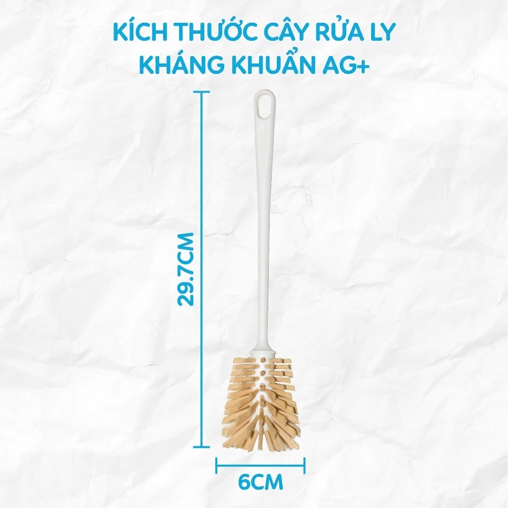 COMBO 3 món [Miếng rửa chén+Cây rửa ly+Bàn chải khe hẹp] - Bộ vệ sinh dụng cụ & không gian bếp