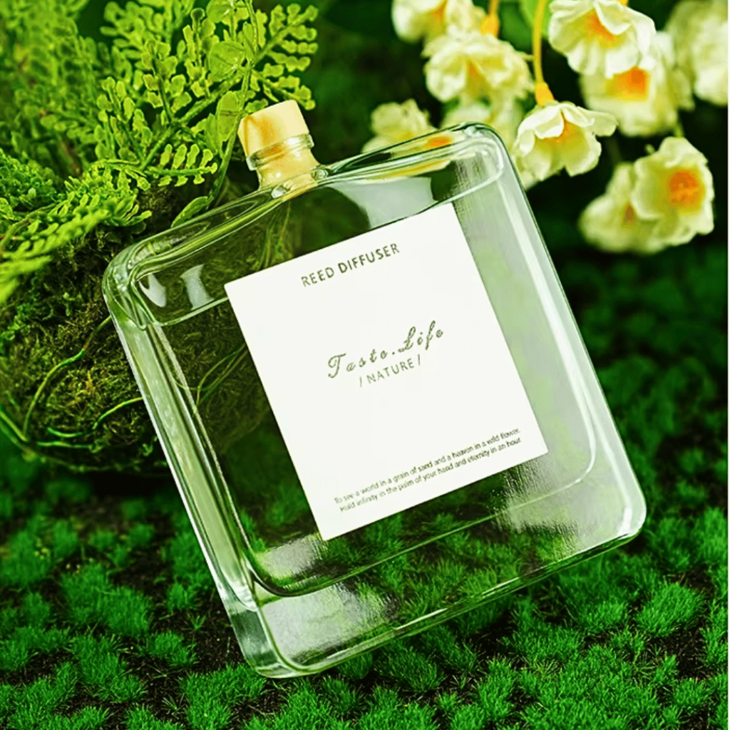 Lọ Khuếch tán Tinh Dầu Thiên Nhiên Thơm Phòng Nước Hoa Thơm Để Phòng Tán Hương 120ML Taste Life KT30