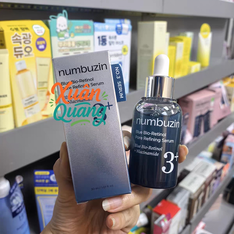 Numbuzin Retinol Pore Rinning Serum | Numbuzin No.3 Miếng pad essence | Numbuzin No.3 Toner | Numbuzin No3 sun cream