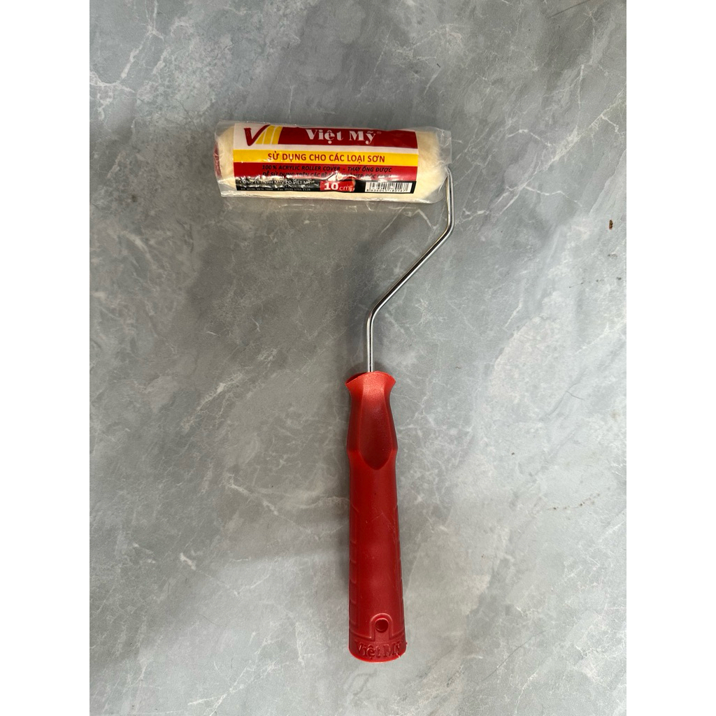 Cọ lăn sơn mini Việt Mỹ 10cm - Sử dụng cho các loại sơn - Cho bề mặt siêu mịn
