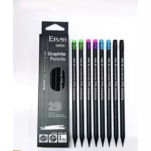 Bút chì đen 2B có tẩy Eras E604
