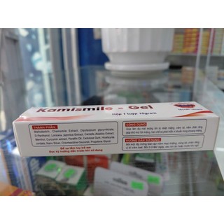 Gel nhiệt miệng Kamismile 10gr tương tự Kamistad an toàn cho trẻ nhỏ