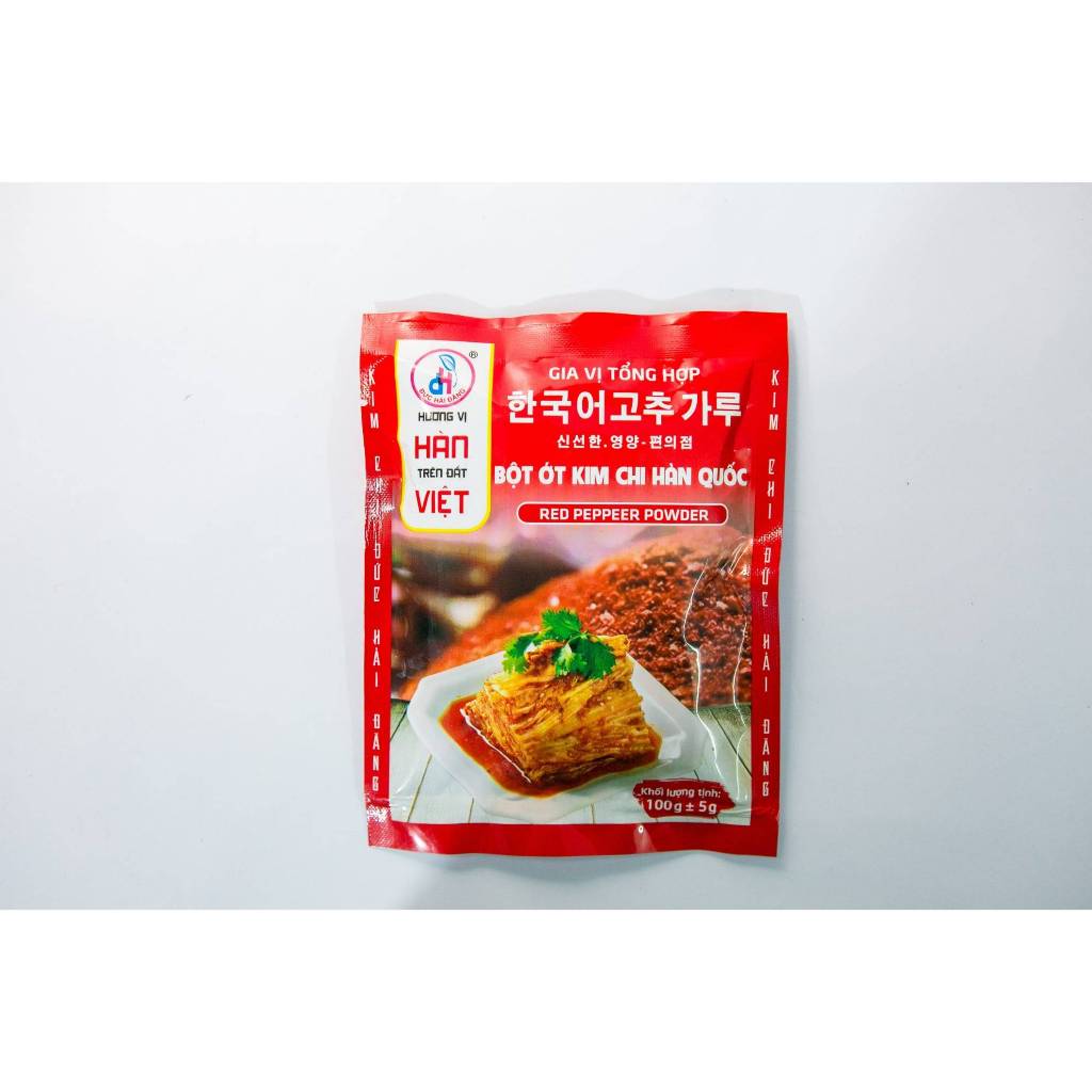 Bột ớt kim chi Hàn Quốc Đức Hải, Bột ớt muối, làm kim chi 100g/1kg - Đức Hải Food