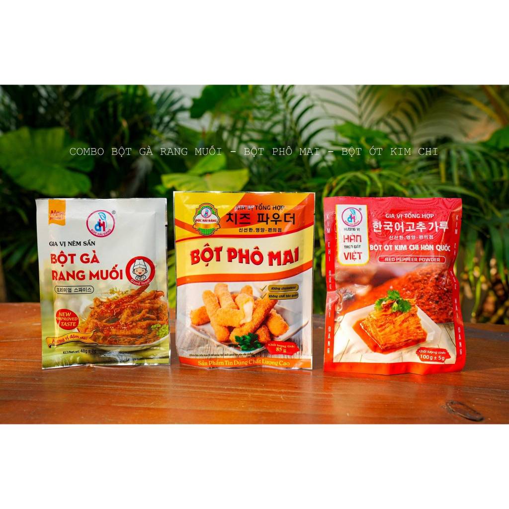 Bột ớt kim chi Hàn Quốc Đức Hải, Bột ớt muối, làm kim chi 100g/1kg - Đức Hải Food