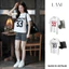 Bộ Thun Lạnh Tay Ngắn Cổ Tròn, Bộ Ngủ Cotton Lụa Siêu Mát Tay Lỡ Quần Đùi Co Giãn Form Rộng