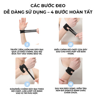 Combo Đệm Khuỷu Tay 7941 + Dây Đeo Cổ Tay TFCC ECOFIT, Bảo Vệ Khớp Khi Tập Gym, Cầu Lông, Pickelball