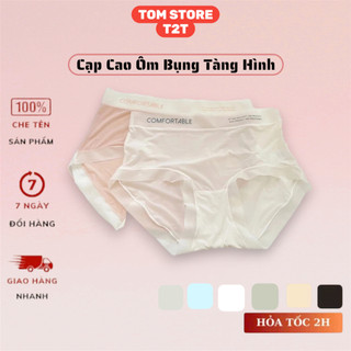 T2T Quần Lót Nữ Su Lụa Cạp Cao Ôm Bụng Tàng Hình cao Cấp COMFOR 2395
