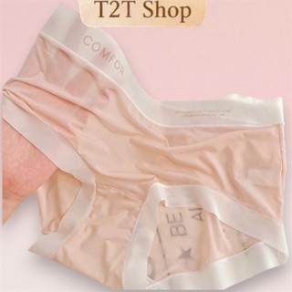 T2T Quần Lót Nữ Su Lụa Cạp Cao Ôm Bụng Tàng Hình cao Cấp COMFOR 2395