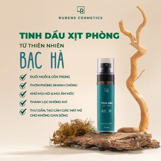 Tinh Dầu Xịt Phòng Sả Chanh, Bạch Đàn Chanh, Bạc Hà, Cam Ngọt, Rubens Cosmetic 100ml