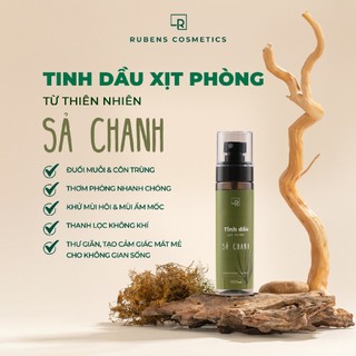 Tinh Dầu Xịt Phòng Sả Chanh, Bạch Đàn Chanh, Bạc Hà, Cam Ngọt, Rubens Cosmetic 100ml