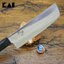 Dao KAI Nhật Wakatake Nakiri Knife Dao bếp thái rau củ đầu vuông Lưỡi thép không rỉ cao cấp 165mm AB5424