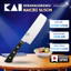 Dao KAI Nhật Wakatake Nakiri Knife Dao bếp thái rau củ đầu vuông Lưỡi thép không rỉ cao cấp 165mm AB5424