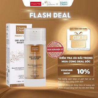 Mặt nạ sáng da, mờ thâm nám chuyên biệt chứa Cysteamin MartiDerm DSP-Intensive Booster
