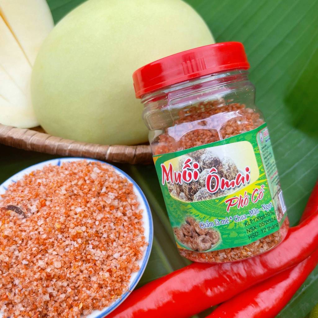 Muối Ô Mai Đức Hải Đậm Đà Chua Ngọt Cay Nhẹ Chấm Trái Cây Túi Zip 200G, 500G, Lọ 110g - Đức Hải Food