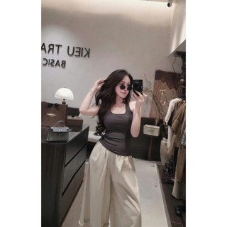 Áo ba lỗ w.e Quảng Châu Cao Cấp có đệm ngực dáng ôm siêu co dãn