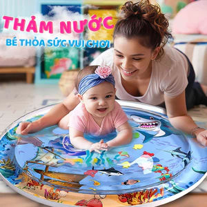 Thảm nước, nệm nước làm mát hình cá cho trẻ em chơi đùa kích thích thị giác và giúp bé rèn luyện khả năng quan sát