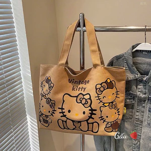 🍓🍓Túi Hoạt Hình Hello Kitty Phiên Bản Nữ Dung Tích Lớn Đi làm , đi học , đi chơi thật dễ thương 🥰