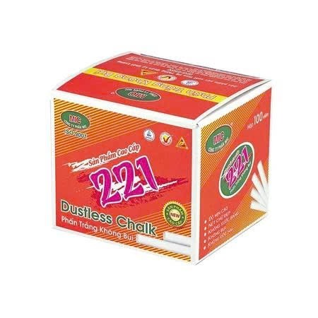 Hộp 100 Viên Phấn Viết Bảng Không Bụi