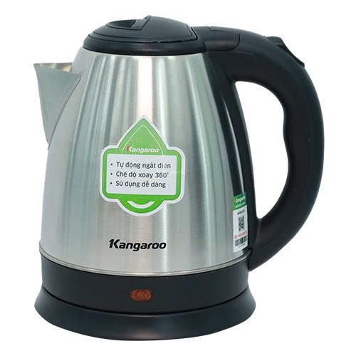 Bình Đun Siêu Tốc Kangaroo KGWK15I2 1.5L Inox , Chính Hãng, Freeship, An Toàn