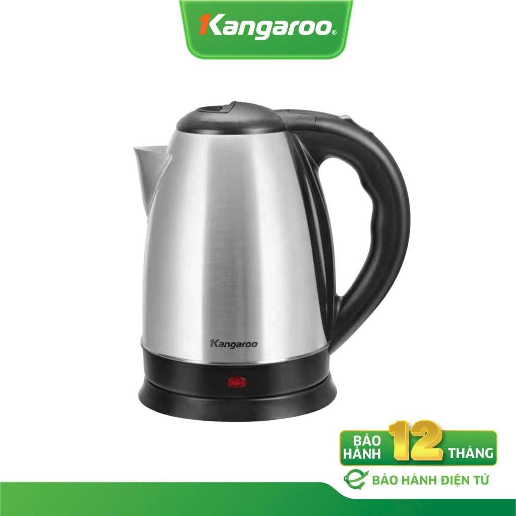 Bình Đun Siêu Tốc Kangaroo KGWK15I2 1.5L Inox , Chính Hãng, Freeship, An Toàn
