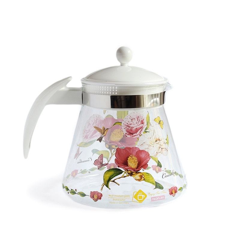 Bình trà, bình nước thủy tinh chịu nhiệt 1.2 lít Magnolia Simax Otto các màu | Thái Dương Gia
