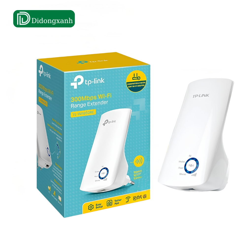 BỘ KÍCH SÓNG WIFI TPLINK TL-WA850RE (300MBPS ) SÓNG MẠNH VÀ XA HƠN
