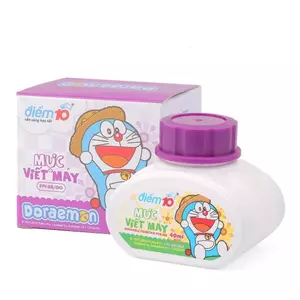 Mực Bút Máy Điểm 10 Doraemon FPI-08/DO – Mực Tím Đậm Nét, Mau Khô, An Toàn Cho Học Sinh – VPP KOB