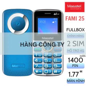 Điện Thoại Masstel Fami 25 4G Fullbox Mới - Hàng Công Ty Bảo Hành 12 Tháng