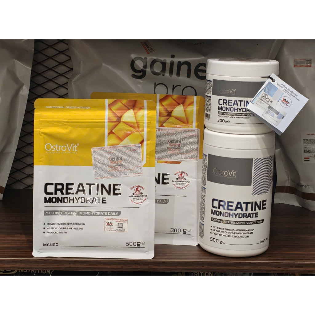 [BN] Thực Phẩm Bổ Sung Tăng Sức Mạnh Ostrovit Creatine Monohydrate 500g - KEYGYM