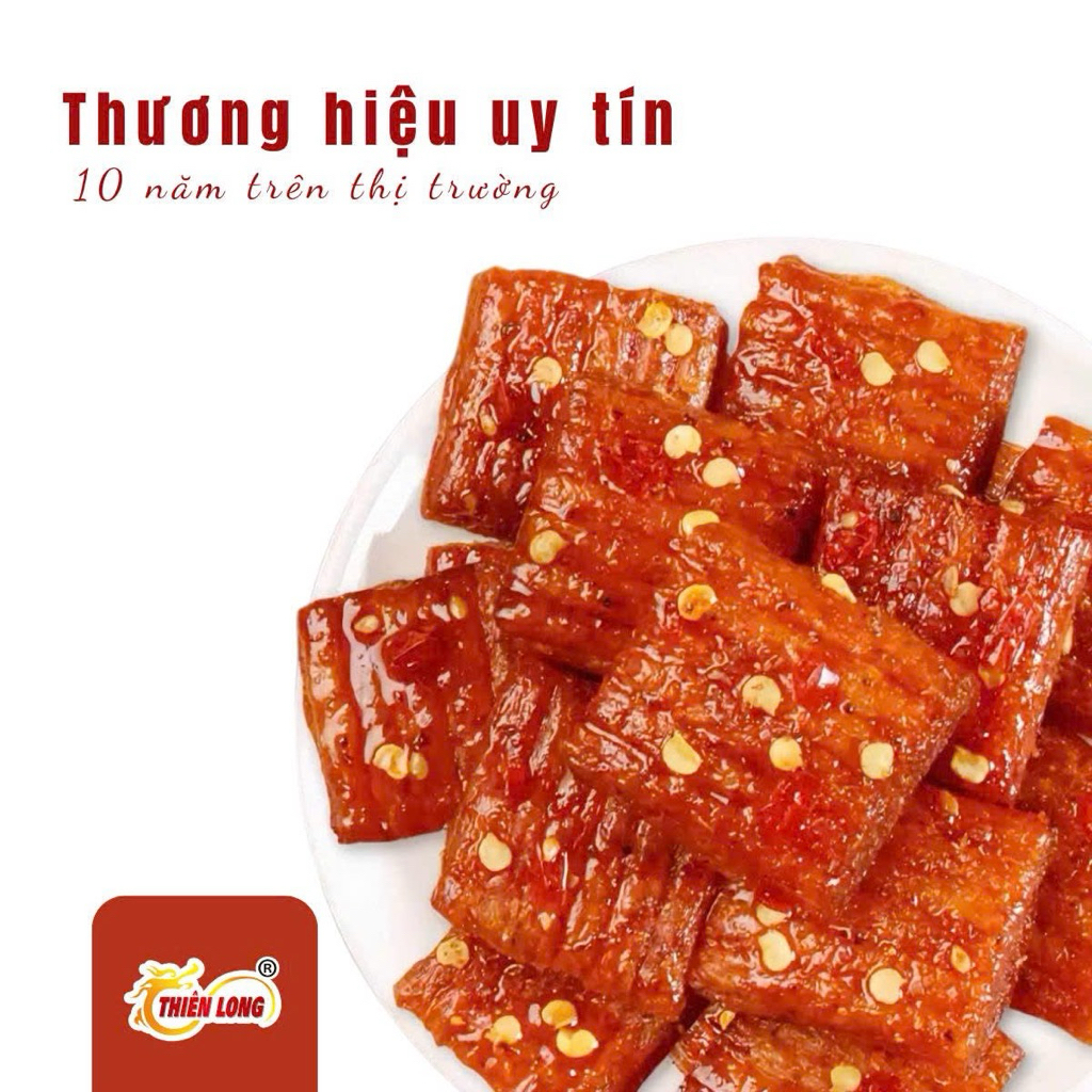 Snack Bít Tết Ý BBQ 55gr/gói Que Cay Thơm Ngon Đồ Ăn Vặt Thiên Long Food,que cay tuổi thơ,ăn vặt cổng trường,cay cay