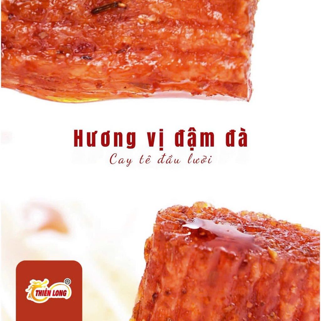 Snack Bít Tết Ý BBQ 55gr/gói Que Cay Thơm Ngon Đồ Ăn Vặt Thiên Long Food,que cay tuổi thơ,ăn vặt cổng trường,cay cay