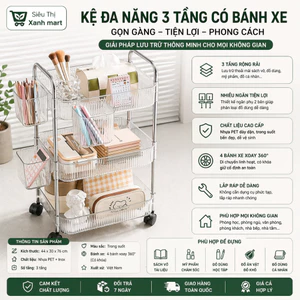 Kệ đựng mỹ phẩm trong suốt có ngăn kéo để đồ trang điểm phụ kiện