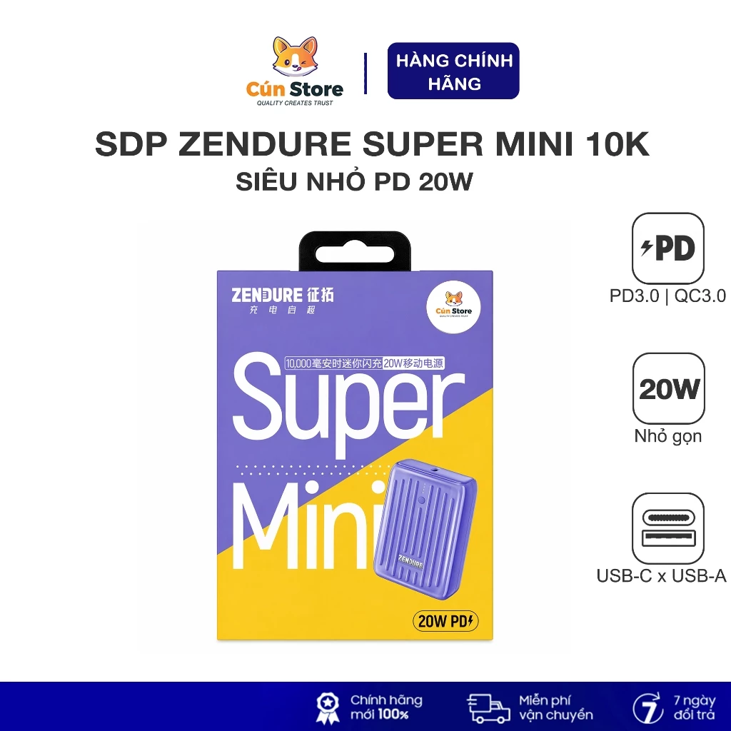 Zendure SuperMini mặt trước