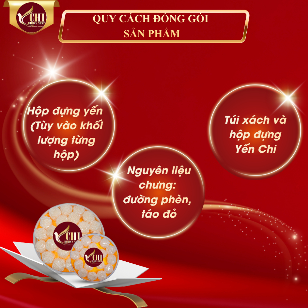 Yến Vụn Đắp Tổ Dạng Viên Baby Dùng Thử 10 Gram Nguyên Chất 100% - Yến Sào Yến Chi - Yến Tinh Chế YETC 002