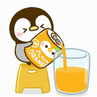 Móc khóa Cánh Cụt Nhỏ Ôm Cả Thế Giới Quýt Ngọt Ngào