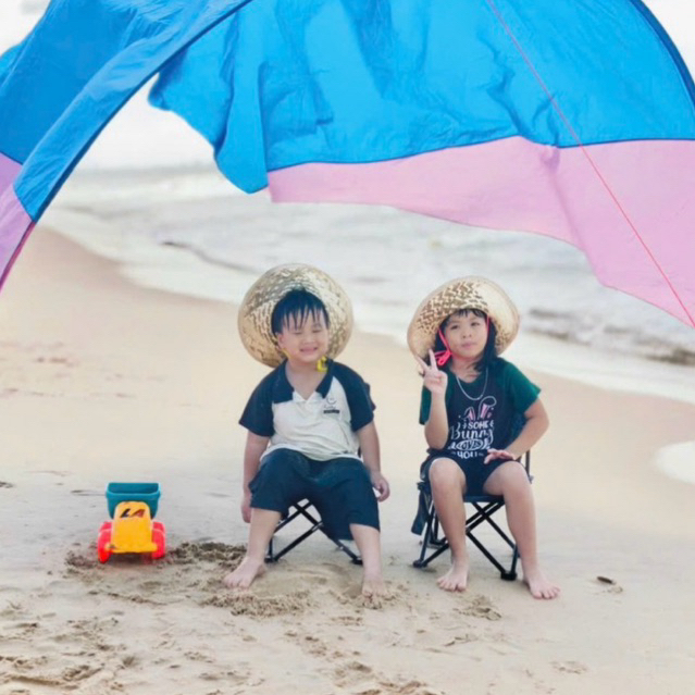 Lều bay đi biển che nắng ĐẶC BIỆT TRƠN - TRƠN MIX