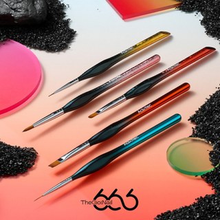 Set 6 Cọ Nail Art AOKITEC Chính Hãng – Bộ Cọ Vẽ, Đắp Gel, Kẻ Nét Chuyên Nghiệp | Salon & DIY Cao Cấp Thegioinail666