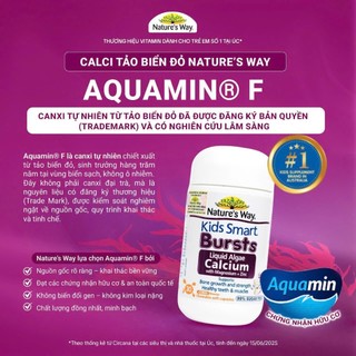 Viên nhai Nature's Way-Calci tổ ong tảo biển đỏ giúp phát triển hệ xương hàng chính hãng 30 viên