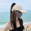 Mũ gió nửa đầu chống nắng có đinh đeo khẩu trang