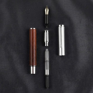 Bút Ký Gỗ Cao Cấp – Teak / Hồng Đàn / Đàn Hương Tím | [Tặng Hộp + Túi + Ngòi hoặc lọ mực 15ml ]