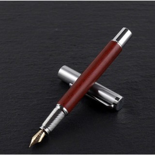 Bút Ký Gỗ Cao Cấp – Teak / Hồng Đàn / Đàn Hương Tím | [Tặng Hộp + Túi + Ngòi hoặc lọ mực 15ml ]