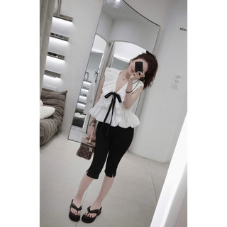 •𝙆𝙞𝙣𝙜𝙨𝙝𝙤𝙥𝙗𝙚𝙖𝙪𝙩𝙮•Set Áo Thô Bèo Mix Quần Ngố MPB